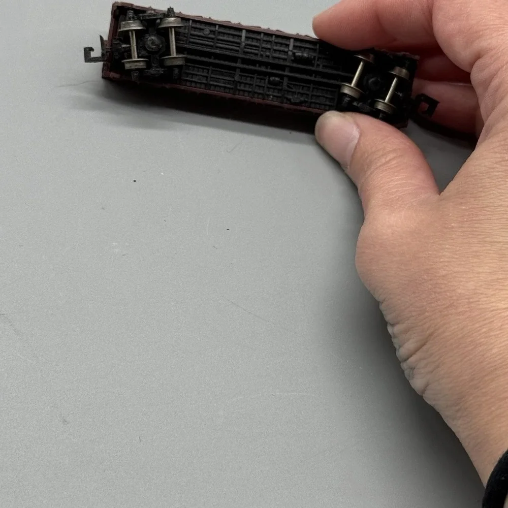 Bachmann N Scale SL-SF Frisco Gondola Coal Load #6140 Brown Model Train Car